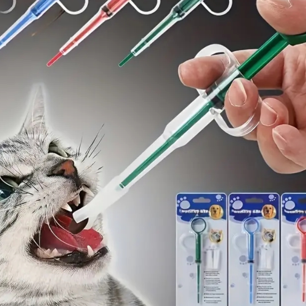 Pet Medicine/Feeder Dispenser for Cats And Dogs